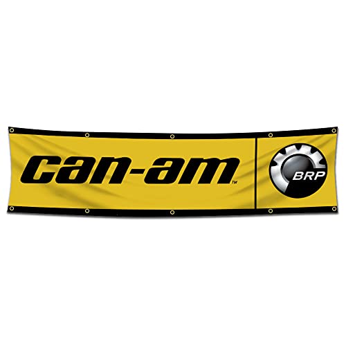 Can-am Flagge Banner 6,4 x 2,4 m Auto Racing Motorrad Flaggen für BRP Shop Garage Mann Höhle Dekoration