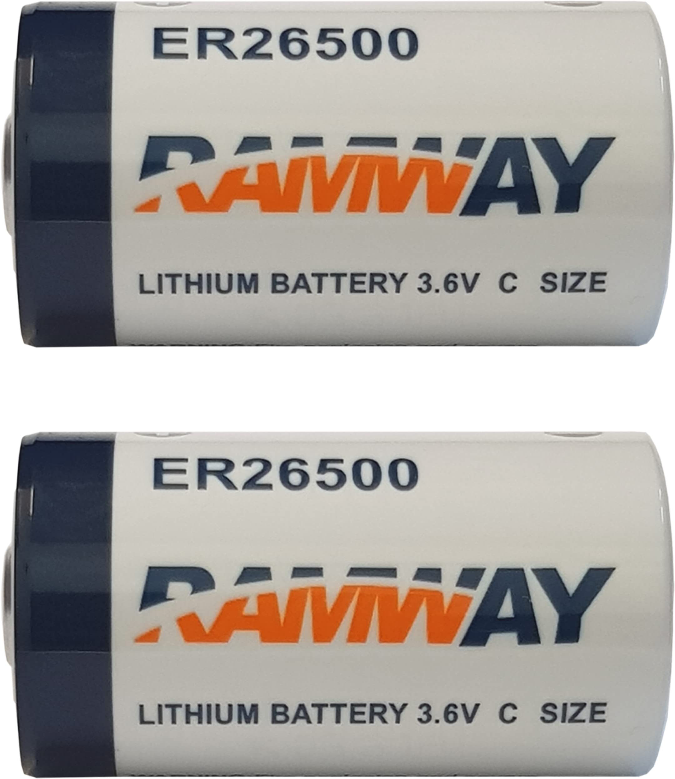 Batterie ER26500 3,6V, Größe C, Li-SOCl2 (2 Stück)