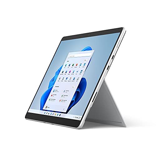 Microsoft Surface Pro 8, 13 Zoll 2-in-1 Tablet (Intel Core i7, 16GB RAM, 512GB SSD, Win 11 Home) Platin Grau