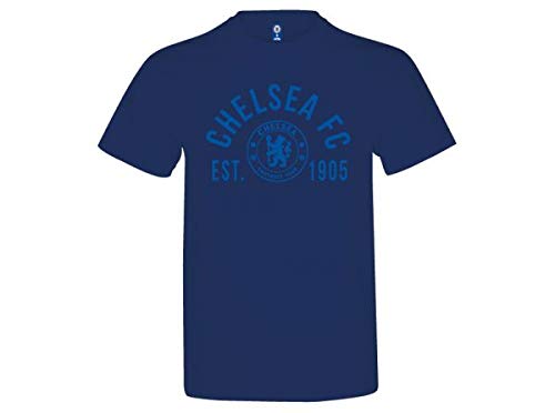 Chelsea FC EST 1905 T-Shirt Authentic UK Merch (Ex Large 46/48")