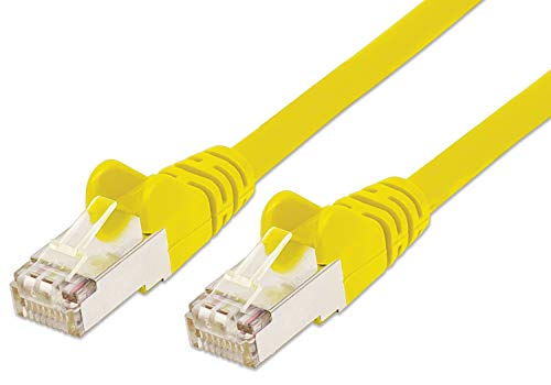 PremiumCord Patchkabel CAT6a S-FTP, RJ45-RJ45, AWG 26/7 10m Farbe Gelb