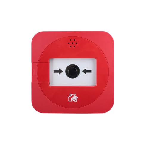 Lupus Mobilfunk Alarm Button, manueller Feueralarm-Knopf, Immer online Dank integriertem Mobilfunk, 10 Jahre Datenverbindung inklusive, Echtzeitalarme, inkl. Sirene, DIN EN54-11
