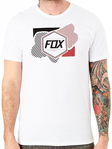 Fox T-Shirt Symmetrical, Weiß, Größe XL