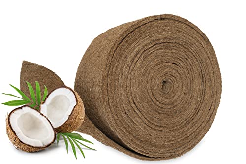 MC.Sammler Kokosmatte Winterschutz und Kälteschutz für Pflanzen Kübelpflanzen Palmen | Meterware 100% biologisch abbaubar | Kokos-Filzmatte in 18 Größen | 25cm x 15m | 7mm dick + Naturlatex |