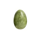 Ungebohrte Yoni-Eier, 45 x 30 mm, natürliches Rosenquarz-Massage-Ei, Obsidian-Kristall-Jade-Eier, Kegel-Übungs-Massageball, Jade-Eier (Color : Jade Eggs)