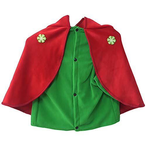 Weihnachten Hund Costume - Schöne Haustier-Cloak Weihnachten Haustier-Hundekap Cosplay-Kostüm für Weihnachtsfeier