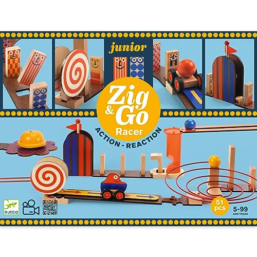 Zig & Go Junior - Rennfahrer - 51 Stück mehrfarbig