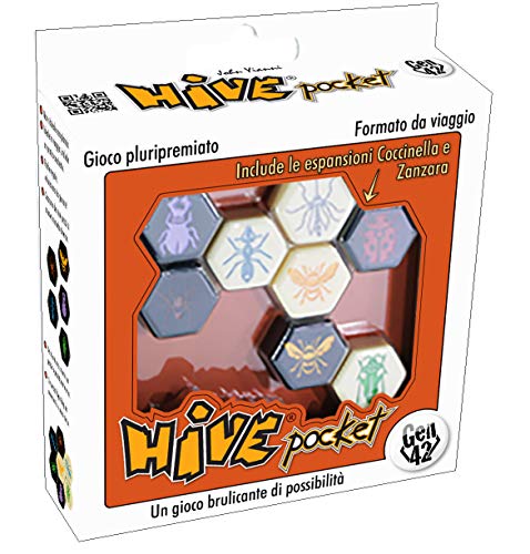 Ghenos Games GHE144 Hive Pocket, Mehrfarbig