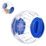 Sahgsa Hamsterball für Kleintiere, 12cm Mini transparentem Kunststoff Hamster Gymnastikball