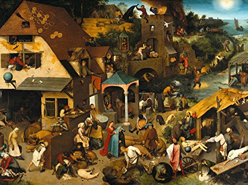 Grafika Brueghel Pieter: Die niederl�ndischen Sprichw�rter, 1559 2000 Teile Puzzle Grafika-F-30075
