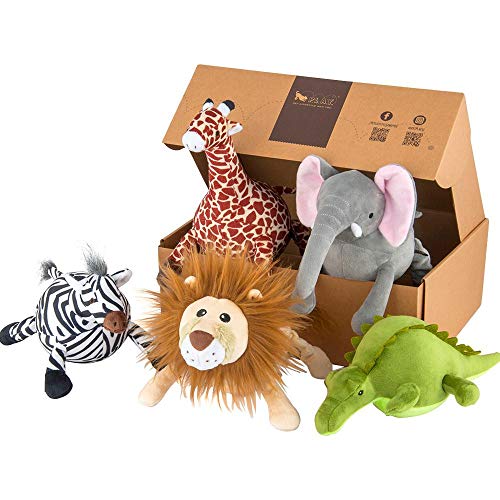 Safari Toys Set (B2B) - 2 Sets (i.e. 10 pcs) with POS Display (New!)