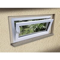 Meeth Fenster, weiß 800 x 400 mm DIN links Kellerfenster ME60