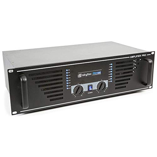 Skytec 10001714 PA-Verstärker Skytec PRO "PA-1000" 2x500W, 1600 Watt