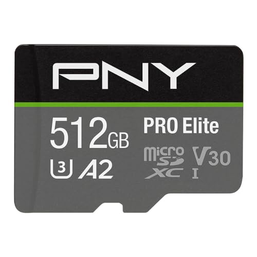 PNY U3 Pro Elite P-SDUX512U3100PRO-GE MicroSD-Karte (512 GB)
