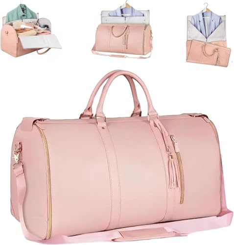 Girluxe Kleider-Reisetasche, Tashlo-Reisetasche, Tashlo-Tragetasche, tragbare Faltbare Reise-Kleidertasche, Tashlo-Trage-Kleidertasche for Reisen (Color : Pink)