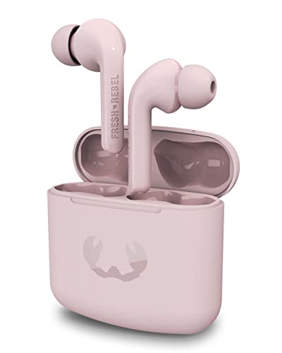 Fresh 'n Rebel True Wireless Earbuds mit 24 Std. Spielzeit, Touch Control und Sprachassistent (Twins 1 Tip, Smokey Pink)
