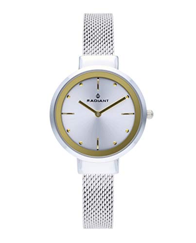 Radiant iris Damen Uhr analog Quarzwerk mit Edelstahl Armband RA510603