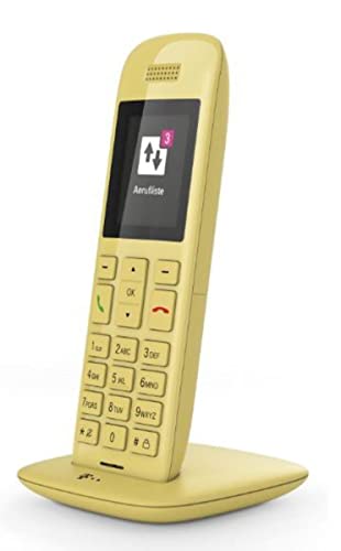 Telekom Speedphone 11 (wahlweise nutzbar am IP Anschluss oder am analogen a/b Port) gelb