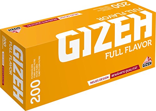 Gizeh Full Flavor Filterhülsen 200er Box 5 Boxen (1000x Hülsen)