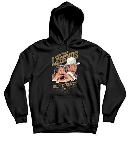 Terence Hill Bud Spencer Hoodie - Wild West Legends - Bud & Terence (schwarz) (5XL)