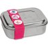 Lutz Mauder Edelstahl Brotdose, Kinder und Erwachsene, Premium Lunchbox mit Fächern für Obst und Gemüse, Pferde Gravur von TapirElla