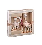 Sophie la Girafe – Geschenkbox zur Geburt + Beißring – 100 % Naturkautschuk – Aktivitätsset für Kinder – Frühes Lernspielzeug