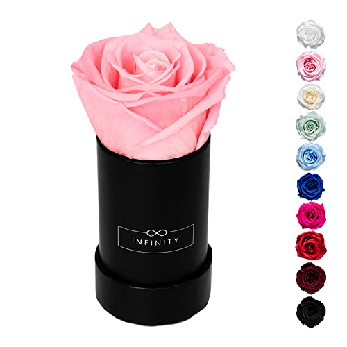 Infinity Flowerbox - Extra Small mit 1 echten konservierten Rose in Geschenkverpackung
