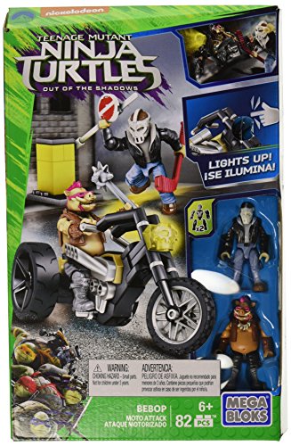 Mega Bloks Teenange Mutant Ninja Turtles: Out of The Shadows Bebop Moto Attack