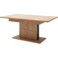 Säulen-Esstisch, ausziehbar - holzfarben - Tische > Esstische - Möbel Kraft
