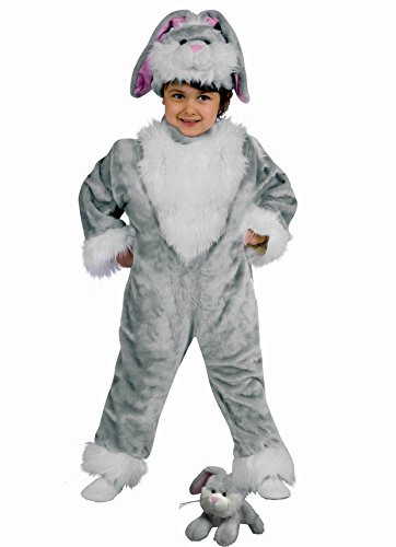 Ciao – Io e il io cucciolo - Baby-Kostüm aus Plüsch mit Stimme Hase (grau) 3-4 anni Coniglietto (Grigio)
