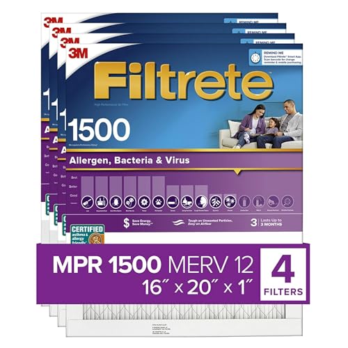 Filtrete Healthy Living Filter, 2000-4PK