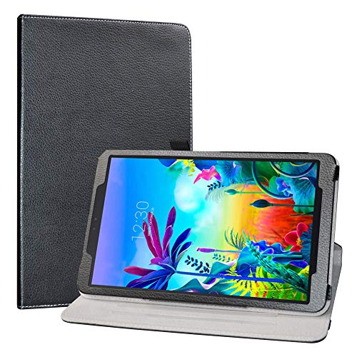 LiuShan Schutzhülle für LG G Pad 5 10.1 T600 Tablet PC (PU-Leder, um 360 Grad drehbar, mit Standfunktion, Nicht für LG G Pad X II 8.0 Plus V530) Tablet PC Schwarz schwarz