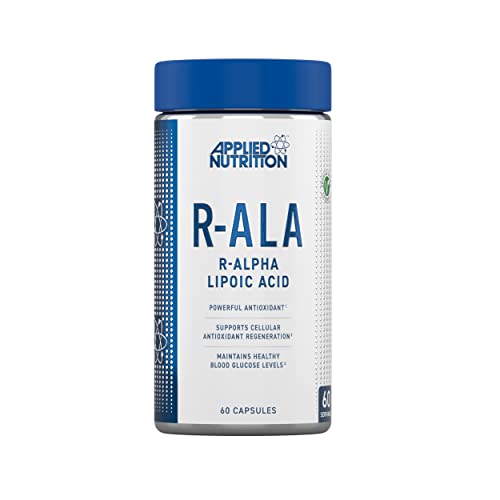 Applied Nutrition R-Alpha Lipoic Acid 300mg - 60 Vegetable R ALA Capsules - More Potent (2 Month Supply)