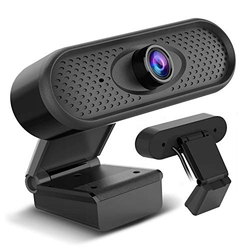 NanoRS RS680 USB Webcam mit Mikrofon und Befestigungsclip Full HD 1080P Computer Kamera PC Home-Office 30fps 1,7m Kabel