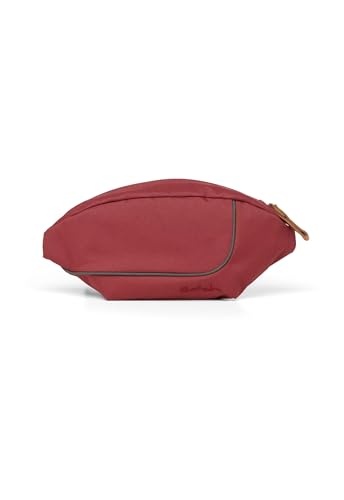 satch Cross Easy Bauchtasche Hip Bag für Teenager mit Reißverschlussfach Pure Red - Rot