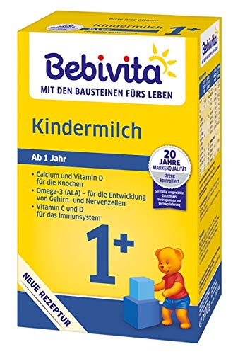Bebivita Kindermilch 1+, ab dem 1. Jahr, 3er Pack (3 x 500g)
