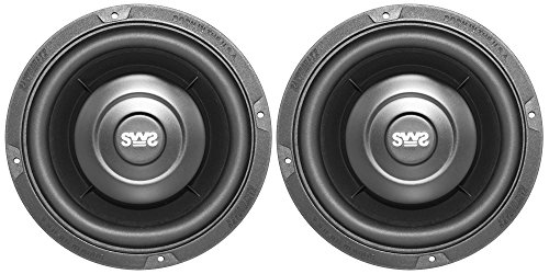 Earthquake Sound SWS-6.5X 6.5 200W 4Ohm High Performance Shallow Subwoofer Pair