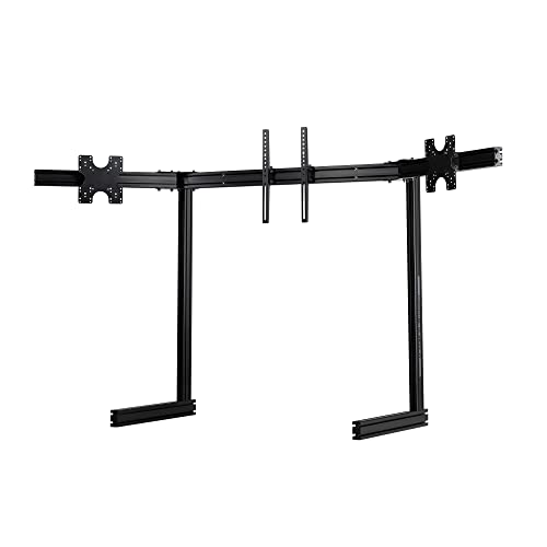 Next Level Racing Elite Freestanding Complete Triple Monitor Stand - Black (NLR-E036)