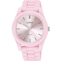 Lorus Damen Analog Quarz Uhr mit Silicone Armband RG257RX9