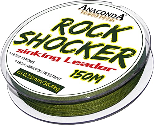 Sänger Top Tackle Systems Unisex – Erwachsene Anaconda Rockshock Leader 150m/0,32mm, 0.32mm