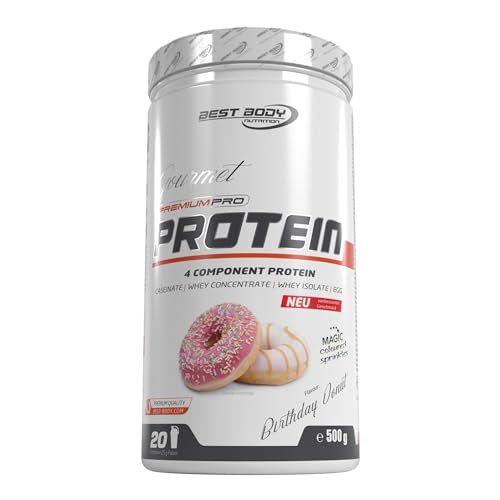 Best Body Nutrition Gourmet Premium Pro Protein Birthday Donut Dose, 500 g
