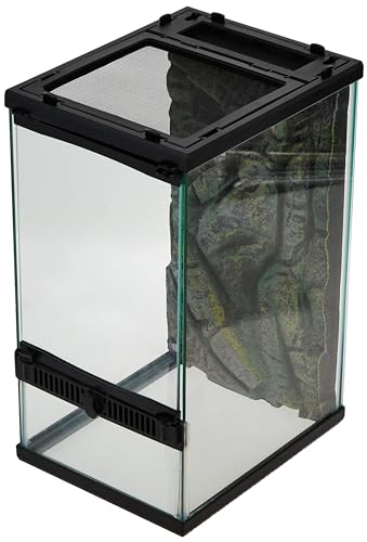Zilla Terrarium mit Öffnung an der Vorderseite: 20,3 x 25,4 x 38,1 cm.