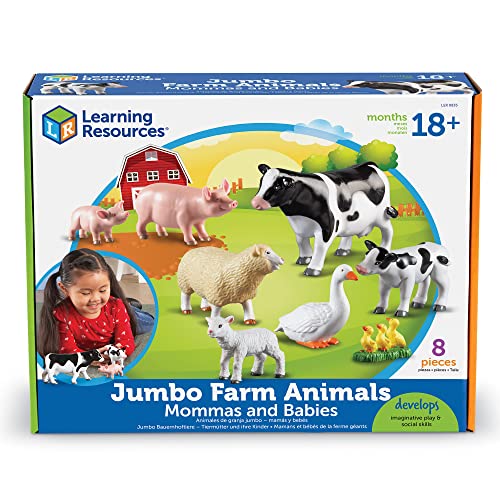 Learning Resources Jumbo Mommas and Babies Farm Animals