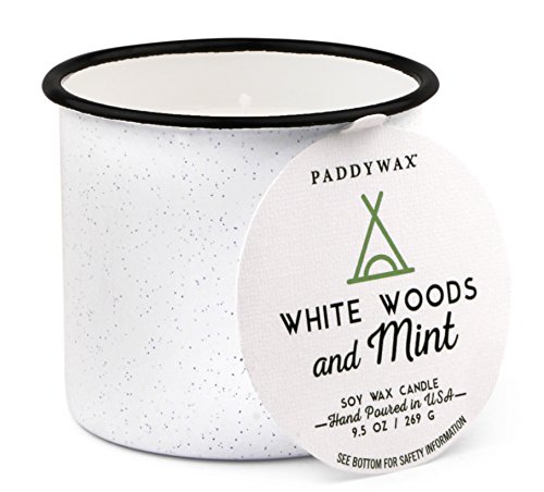 Paddywax Candles Alpine Collection Duftkerze, White Woods & Mint, 9.5 oz