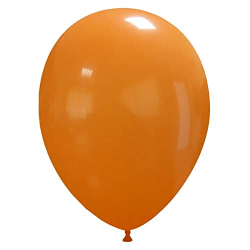 Event Kauf 25-1000 STK. Luftballons Metallic / Standard, Ø ca. 27 cm, Helium (500 Stück, Standard Nr.18: Orange)