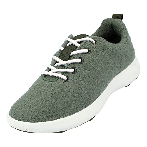 Haflinger Unisex-Erwachsene Wool-Sneaker Every day Hausschuh, kiwi, 36