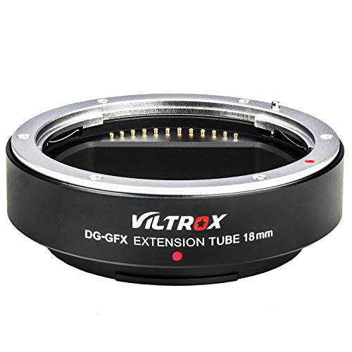 VILTROX DG-GFX 18 mm Autofokus-Makro-Verlängerungsrohr-Objektiv-Adapter, unterstützt TTL/AF für FUJIFILM GFX100, GFX 50S, GFX 50R Kamera auf G Mount Objektiv