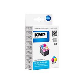 KMP H48 - Farbe (Cyan, Magenta, Gelb) - wiederaufbereitet - Tintenpatrone (ersetzt HP 901) - für HP Officejet 4500, 4500 G510, J4524, J4540, J4550, J4585, J4624, J4640, J4660, J4680 (1711,4560)