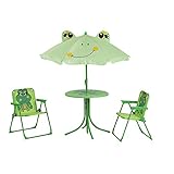 Siena Garden 672614 Kindersitzgruppe Froggy, cm, Gestell: Stahl, in grün, Fläche: Polyester in grün