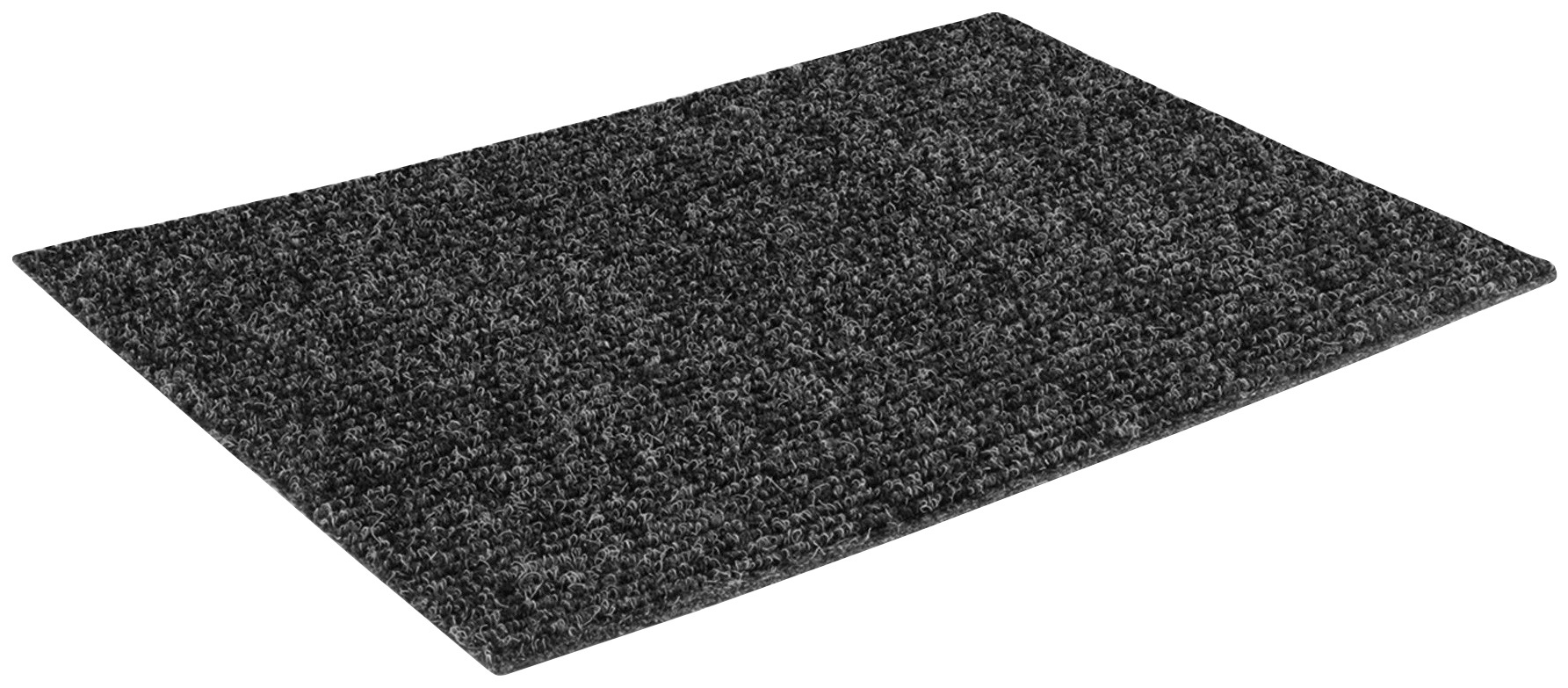 Rips Nadelfilz Teppich-Boden GLADIATOR als Meterware - Schwarz, 2,00m x 7,00m, Schwer Entflammbarer, Gerippter Bodenbelag